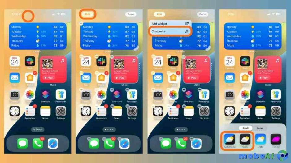 How to use app icons in dark mode on iOS 18 1