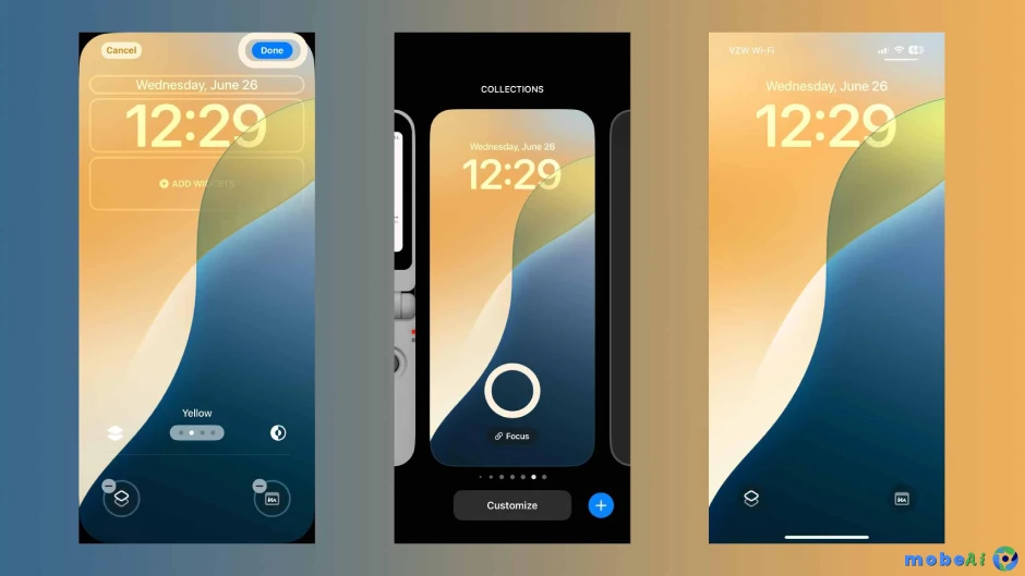change Lock Screen Controls on iPhone in iOS 18 3