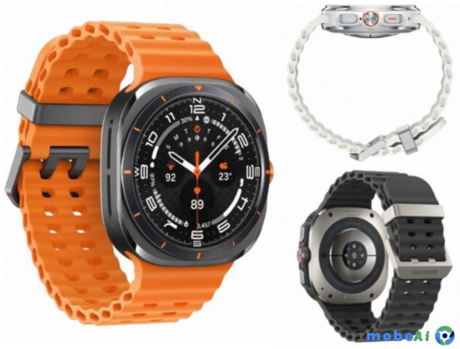 4 صورة لساعة سامسونج Galaxy Watch Ultra وهي تُستخدم في بيئة قاسية، مما يبرز متانتها وقوتها.