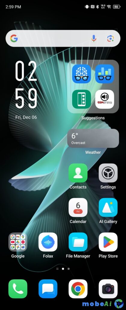9 XOS on the Infinix Zero Flip 2