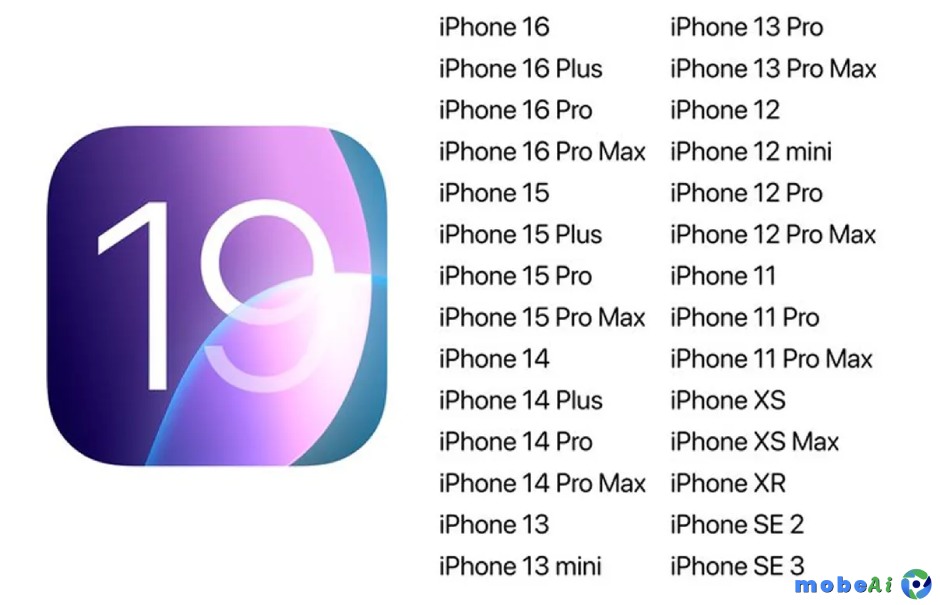 تحديث iOS 19 الجديد من Apple و قائمة الأجهزة المؤهلة للتحديث