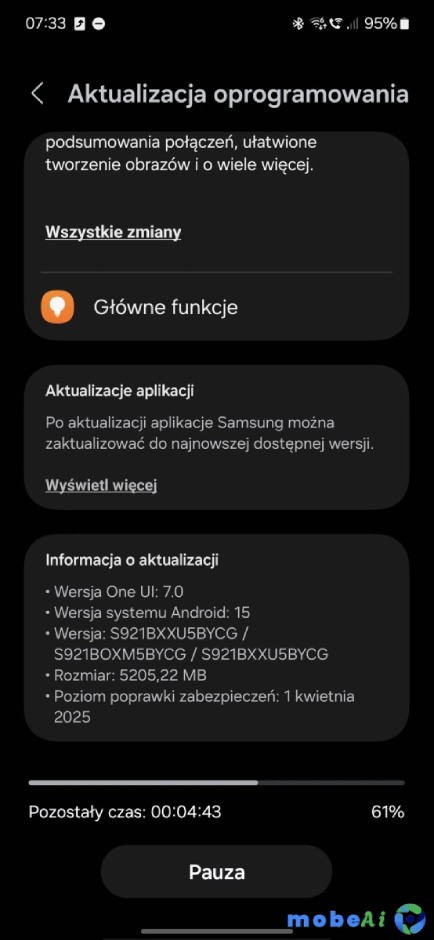 2 Galaxy S24 One UI 7 update Europe