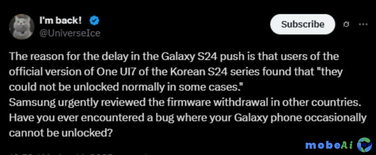 2 Samsung temporarily halts One UI 7 update rollout 1
