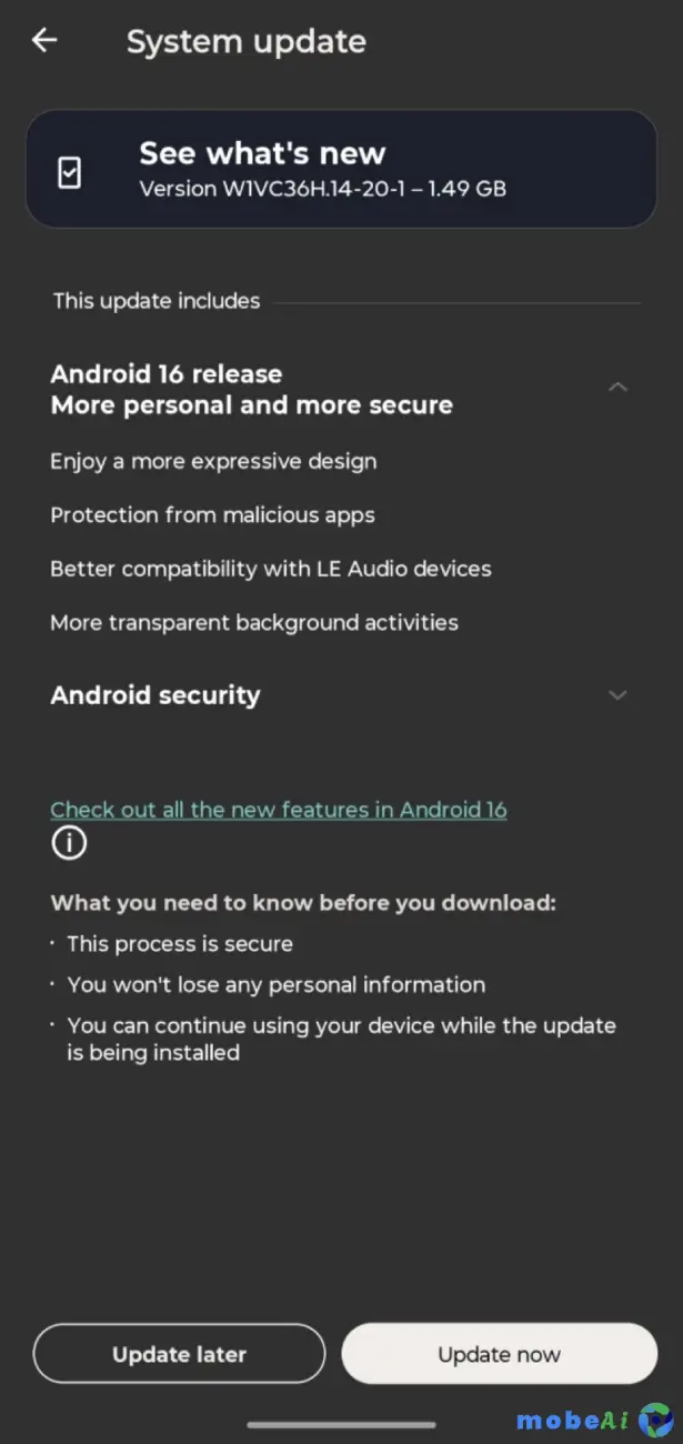 2 motorola edge 60 fusion android 16 update 1