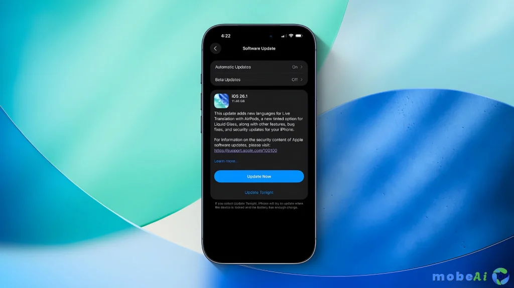 1 تحديث iOS 26.1 رسميًا لهواتف iPhone – هذه أبرز المميزات الجديدة