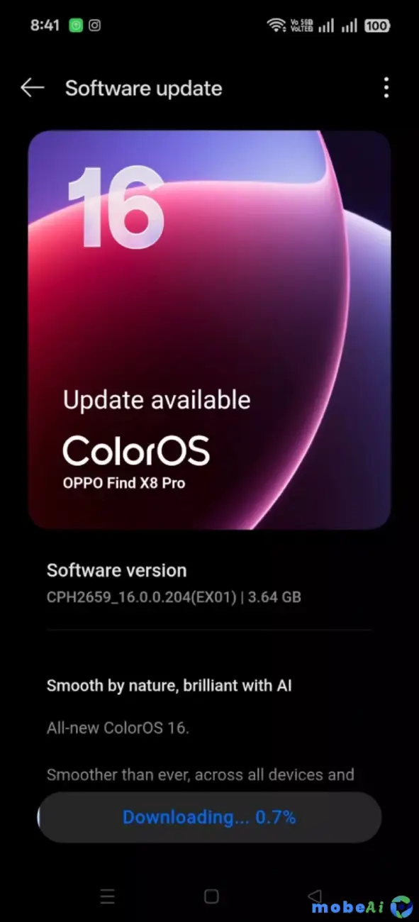 2 oppo find x8 coloros 16 official update 1